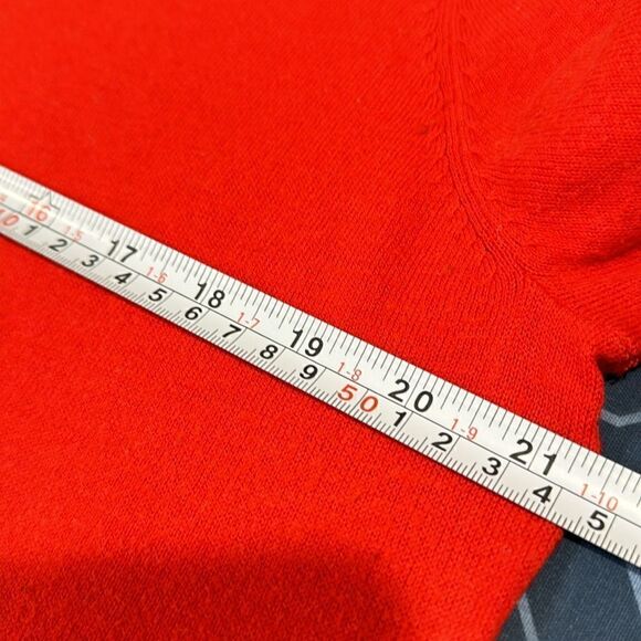 J.McLAUGHLIN SWEATER. XL ORANGE. - Picture 5 of 7